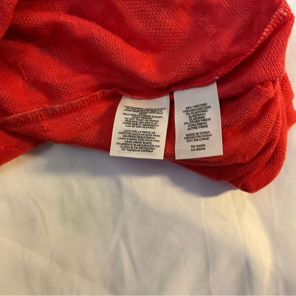 RACHEL Rachel Roy Casual Knit Racerback Maxi T-Shirt Dress S NEW Cherry Girl - Picture 11 of 11